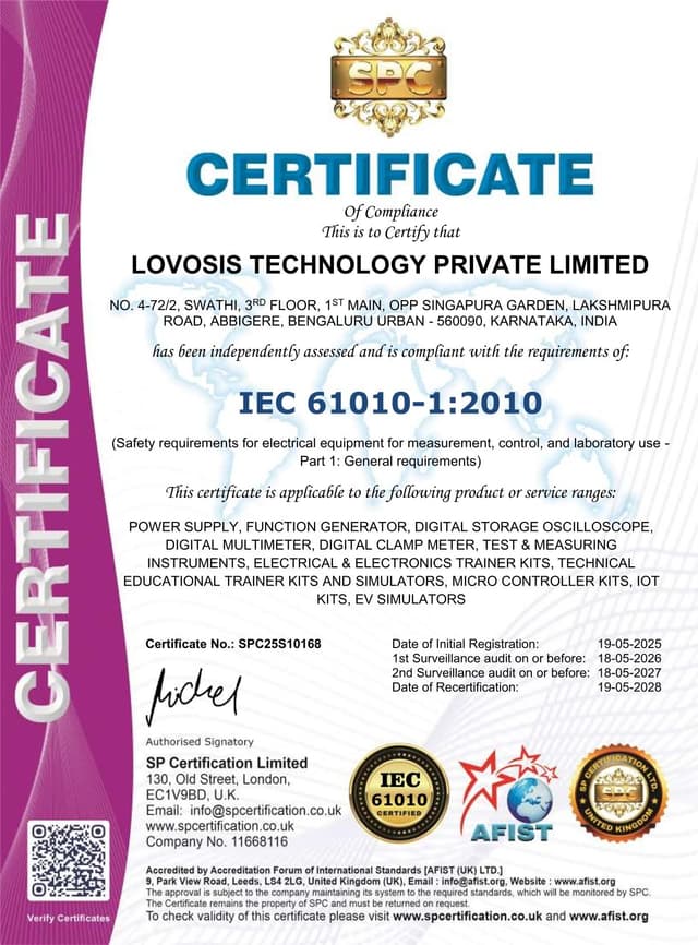 4. IEC 61010-1 Compliance